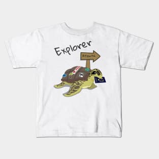 The Sea Turtle Explorer Kids T-Shirt